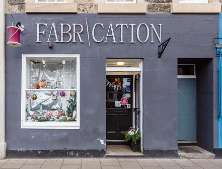 Shop front of Fabrication in Haddington