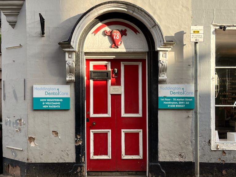 Entrance to Haddington Dental Care