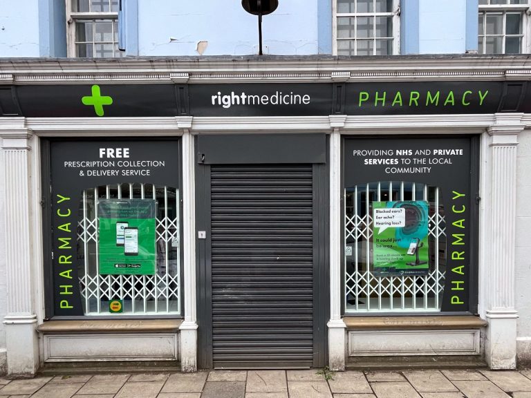 Right Medicine Pharmacy Shop Front