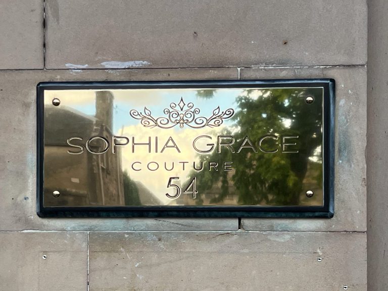 Sophia Grace Couture Signage